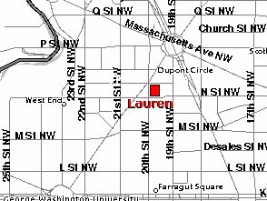 Image: Map - The Lauren in the heart of downtown D.C.