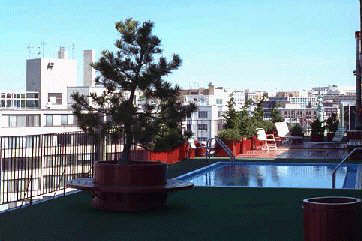 Image: Pool in early morning